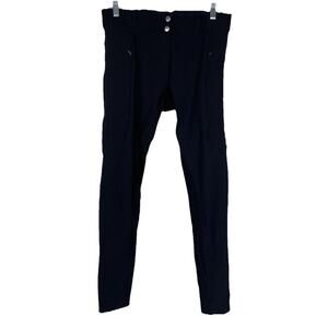 Dover Saddlery Breeches Women's Size 30 Black Knee Patch Riding Pant Horse Girl